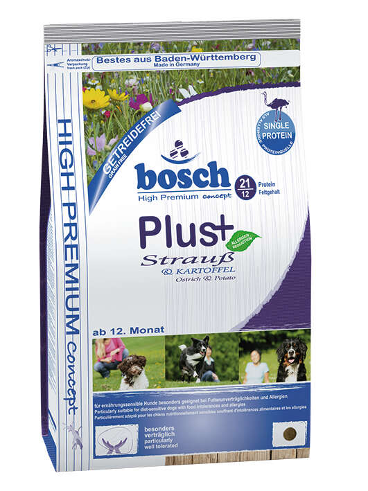bosch Hunde-Trockenfutter HPC Plus Strauss+Kartoffel